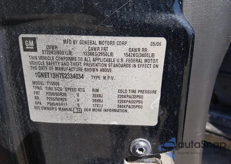 2006 Chevrolet Trailblazer Ls z USA, uszkodzony, nr VIN 1GNET13H762334034